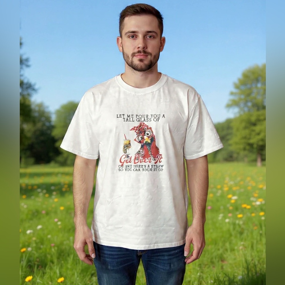 White Graphic Men’s Short Sleeve Tee - Casual Printed Shirt